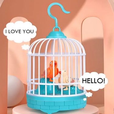 Hand Sensored Repeating Function Bird Cage Toy